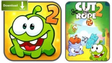 تحميل لعبة cut the Rope 2 مهكرة للاندرويد وللايفون 2023 اخر اصدار مجانا